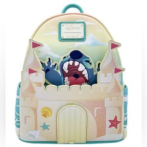Stitch Castle Backpack Disney Loungefly NWT
